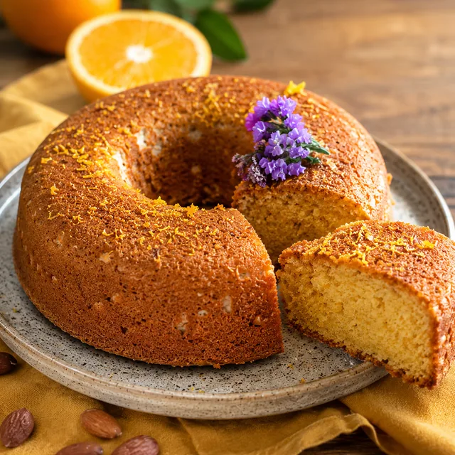 Bolo de laranja low carb